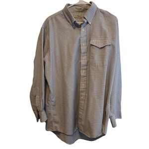 L.L. Bean Mens Long Sleeve Button Down Shirt